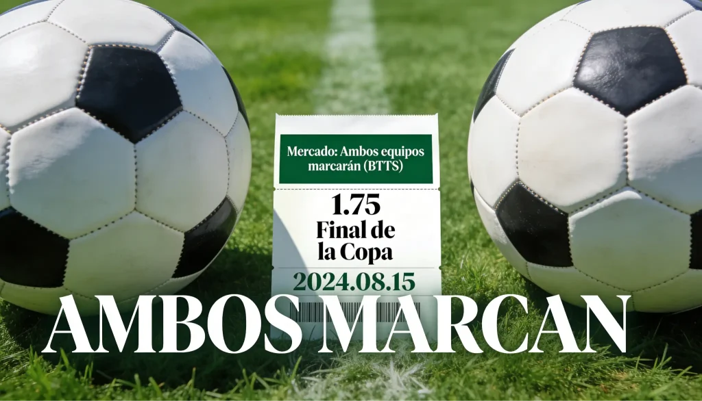 Dos porterías de fútbol enfrentadas en campo profesional