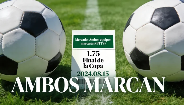 Dos porterías de fútbol enfrentadas en campo profesional